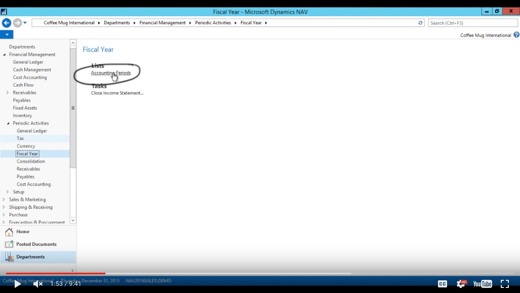 closing the year in microsoft dynamics nav microsoft accouting