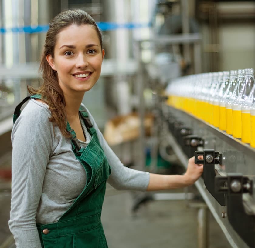 Beverage manufacturing production line