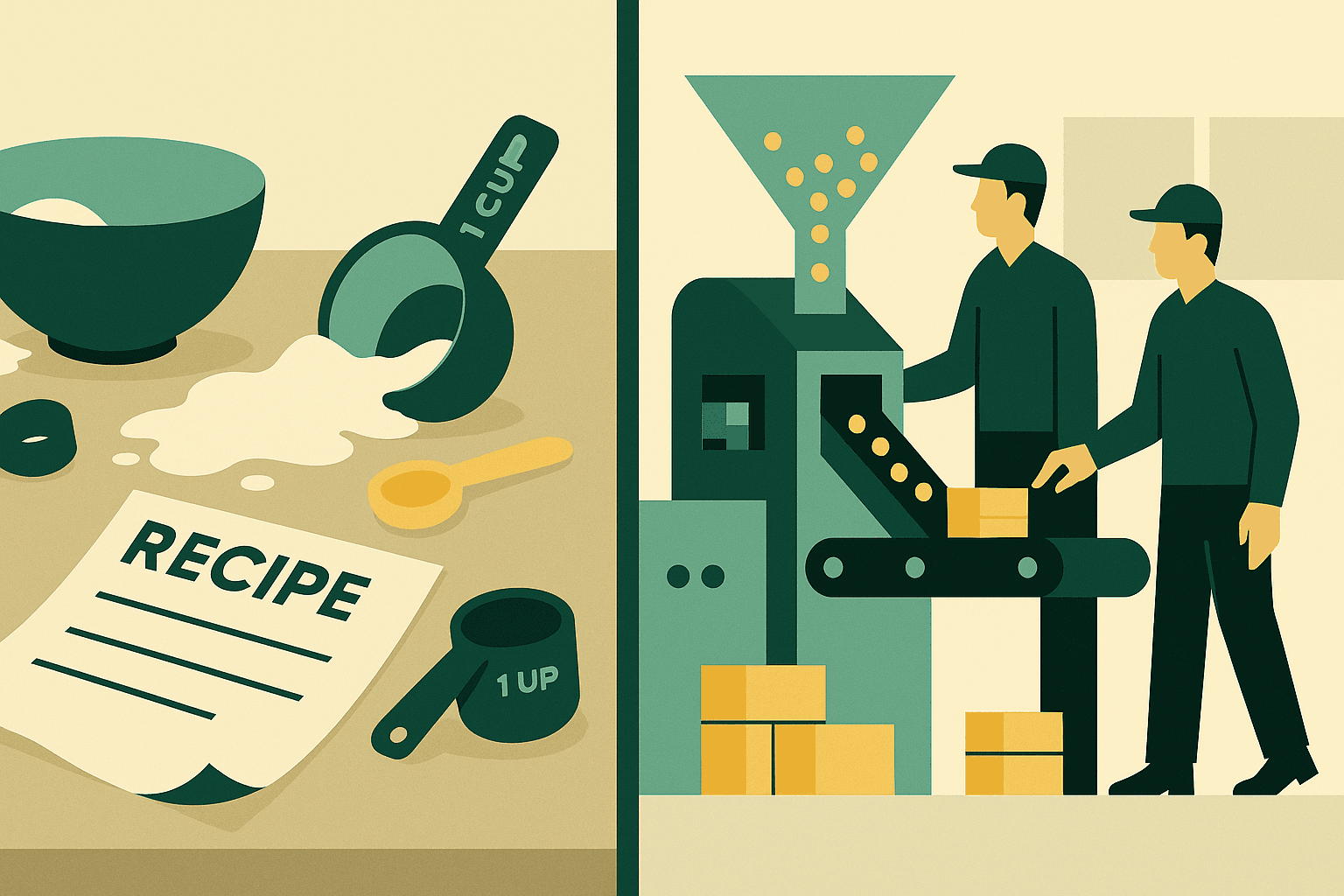 From Kitchen Table to Factory Floor: Why Recipe & BOM Accuracy Matters More Than You Think