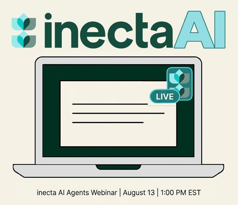 Only one week left until inecta's AI agent webinar! Have you grabbed your spot?