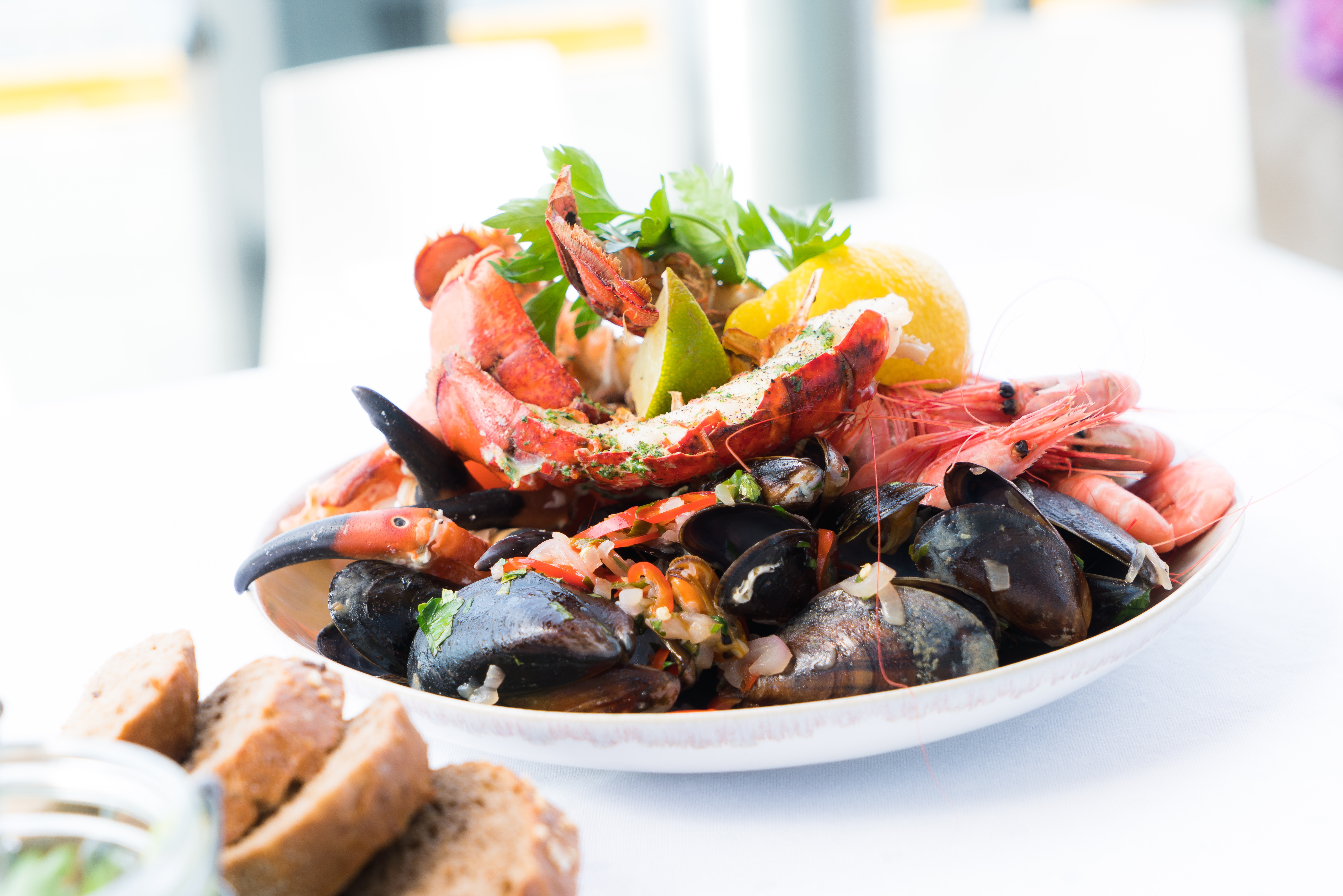 seafood plate